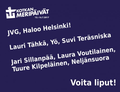 Haloo Helsinki!, Yö vai Jari Sillanpää? Voita liput Meripäiväareenan konsertteihin!